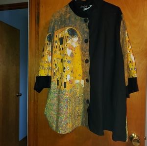 Swing Gustav Klimt The Kiss Art Jacket XXL w/ pockets